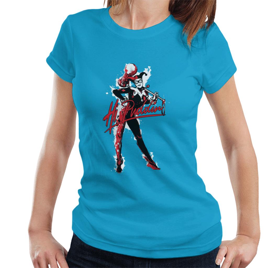 Batman Harley Quinn Hi Puddin Women's T-Shirt-ALL + EVERY