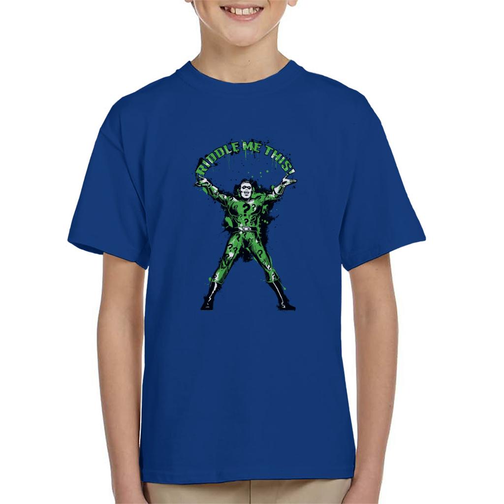 Batman The Riddler Riddle Me This Kid's T-Shirt-ALL + EVERY