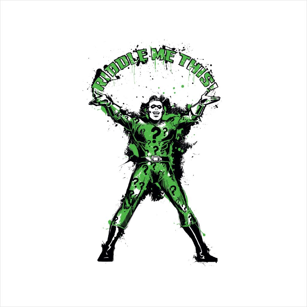 Batman The Riddler Riddle Me This Men's T-Shirt-ALL + EVERY