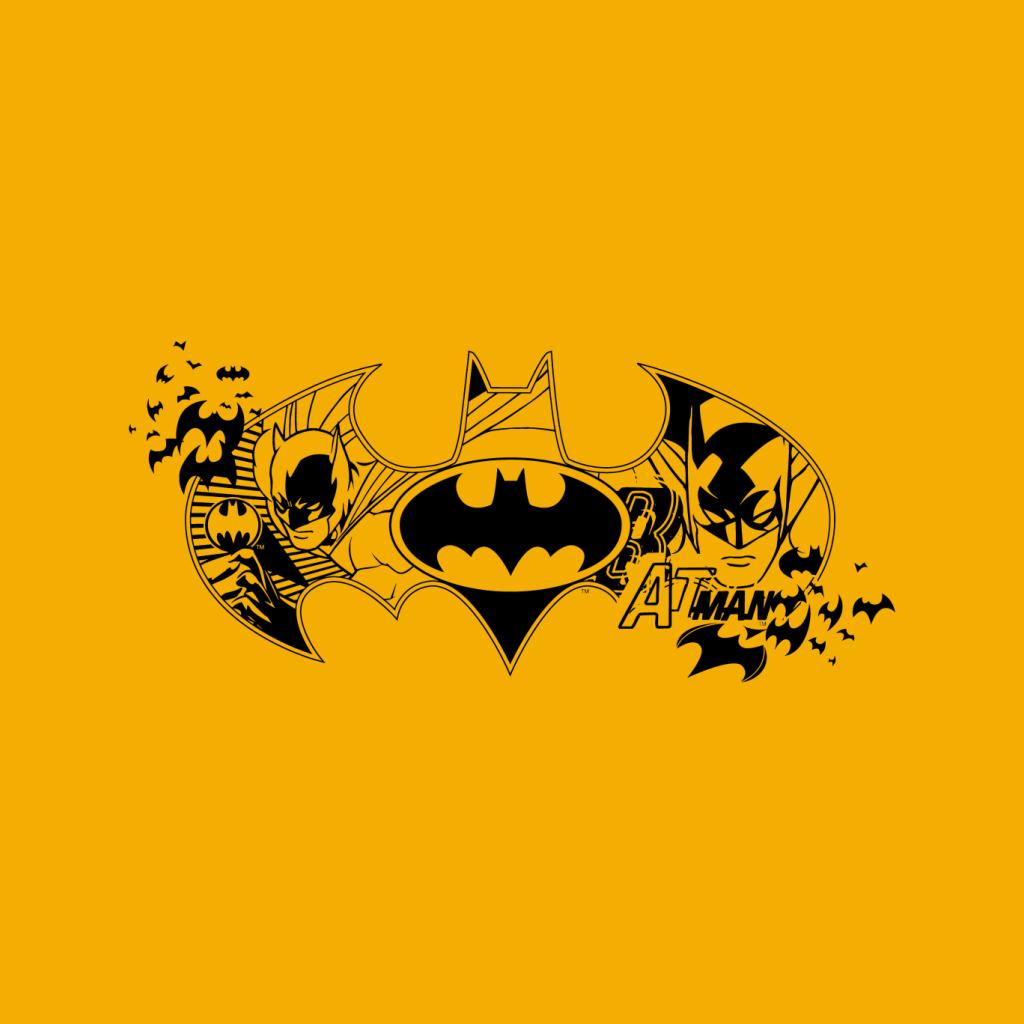 Batman Bat Symbol Montage Women's Sweatshirt-ALL + EVERY