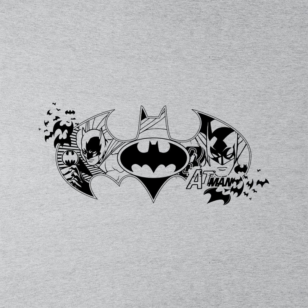 Batman Bat Symbol Montage Men's T-Shirt-ALL + EVERY