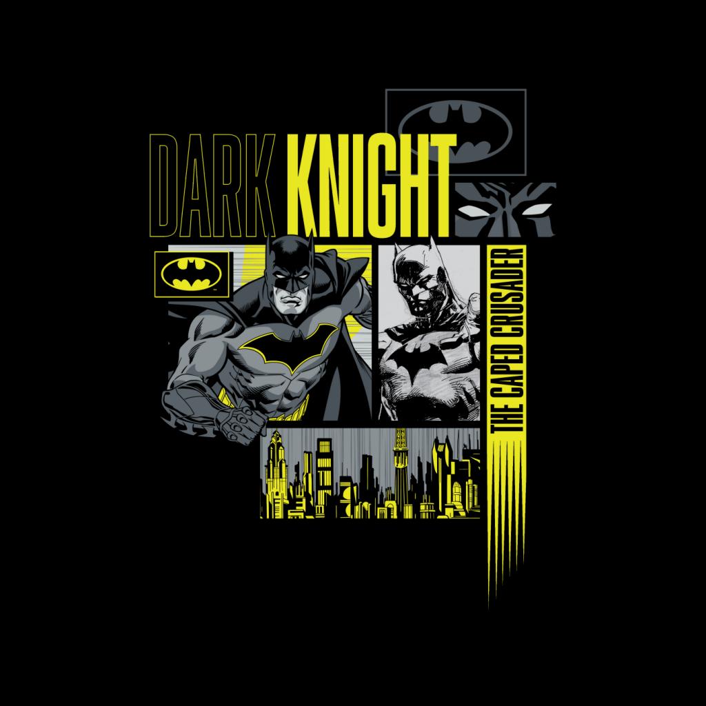 Batman Dark Knight The Caped Crusader Kid's T-Shirt-ALL + EVERY