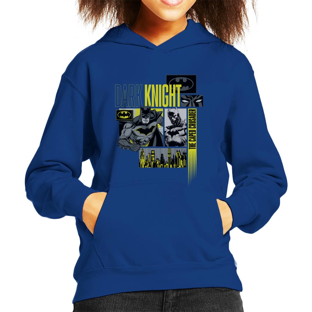 Batman Dark Knight The Caped Crusader Kid's Hooded Sweatshirt-ALL + EVERY