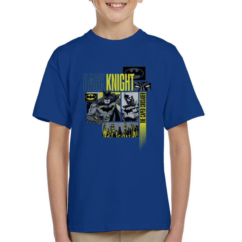 Batman Dark Knight The Caped Crusader Kid's T-Shirt-ALL + EVERY