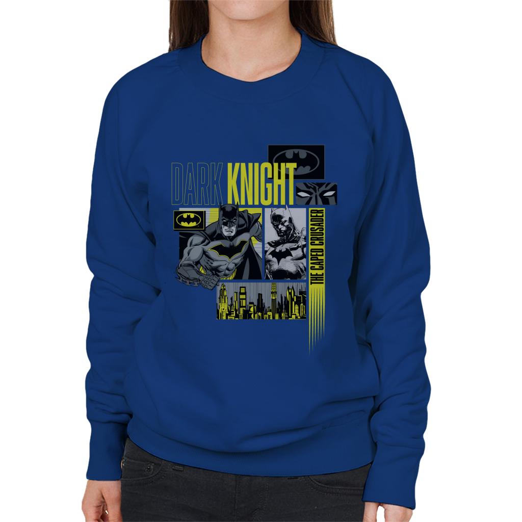 Batman Dark Knight The Caped Crusader Women's Sweatshirt-ALL + EVERY