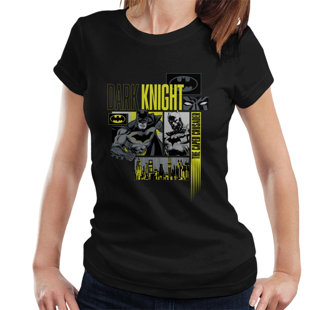 Batman Dark Knight The Caped Crusader Women's T-Shirt-ALL + EVERY