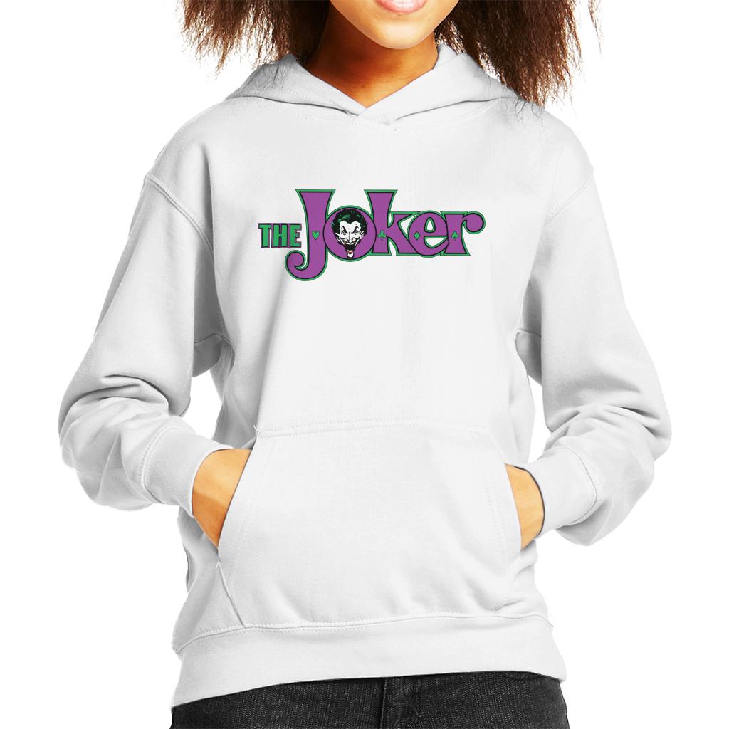 Batman The Joker Logo Kid's Hooded Sweatshirt-ALL + EVERY