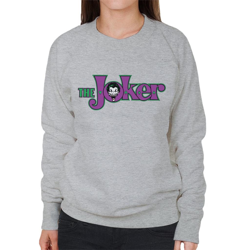 Batman The Joker Logo Women's Sweatshirt-ALL + EVERY