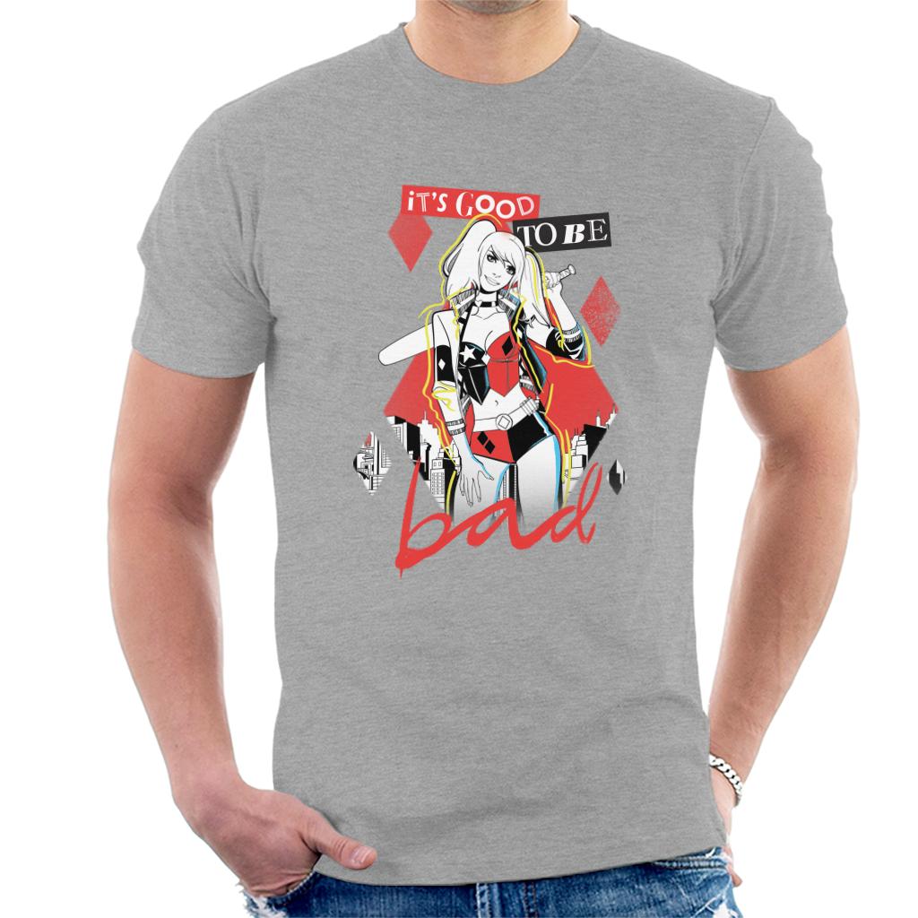 Batman Harley Quinn Its Good To Be Bad Men's T-Shirt-ALL + EVERY