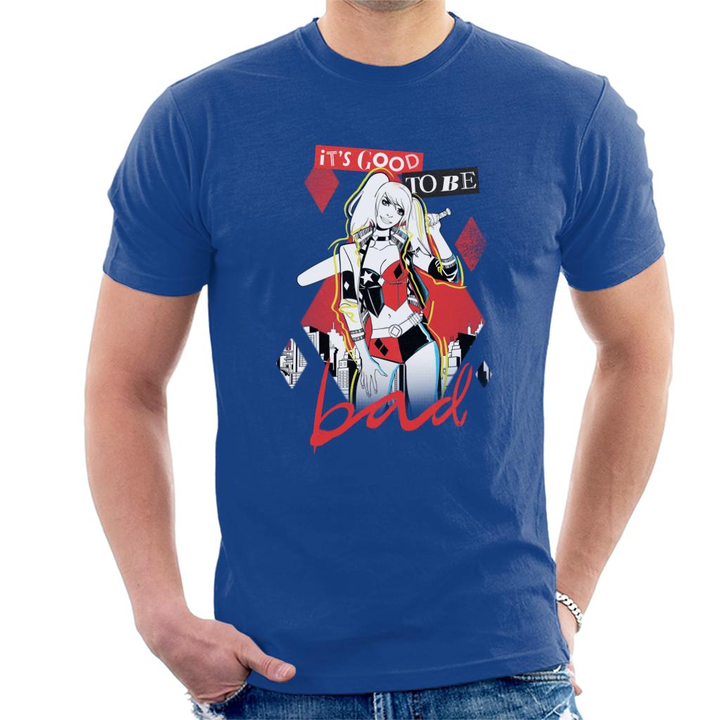 Batman Harley Quinn Its Good To Be Bad Men's T-Shirt-ALL + EVERY