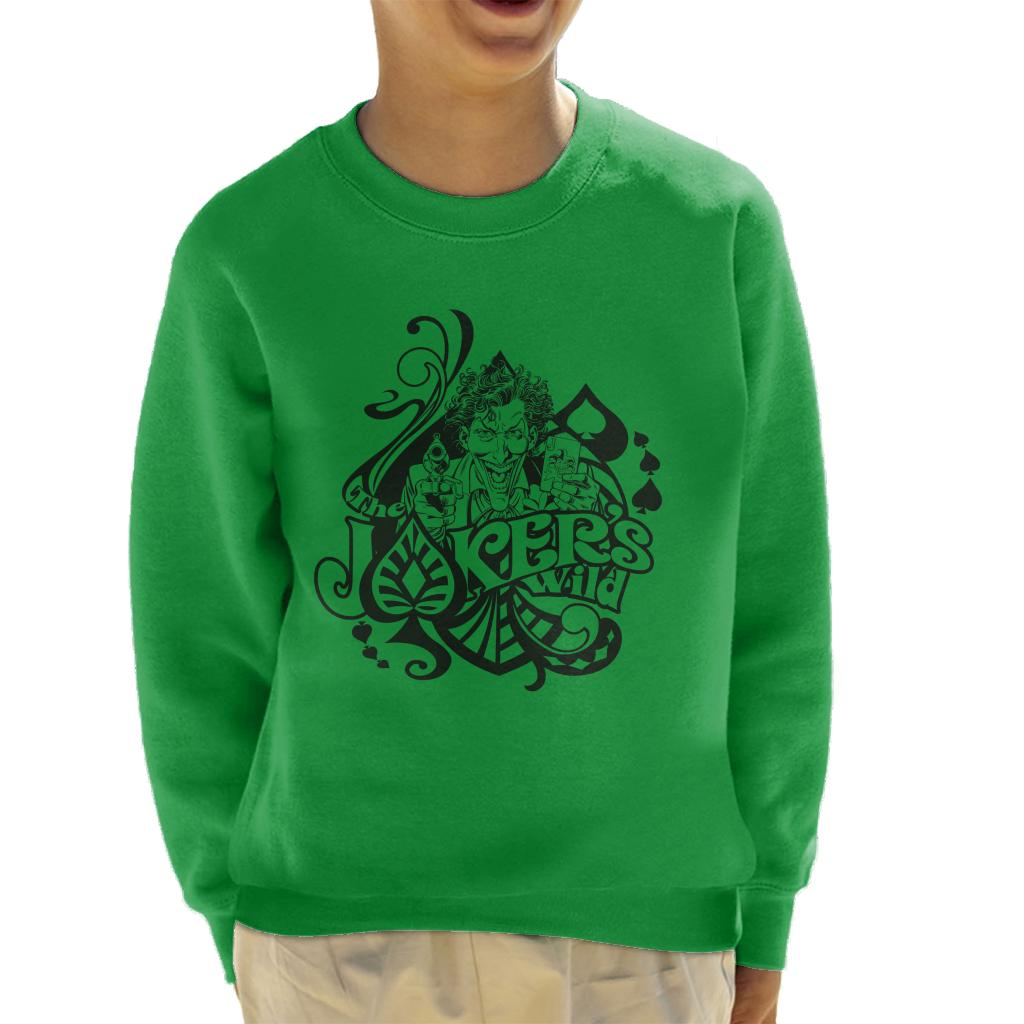 Batman Jokers Wild Kid's Sweatshirt-ALL + EVERY