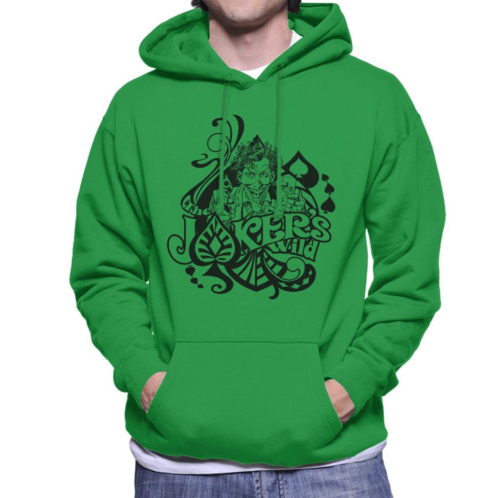 Batman Jokers Wild Men's Hooded Sweatshirt-ALL + EVERY