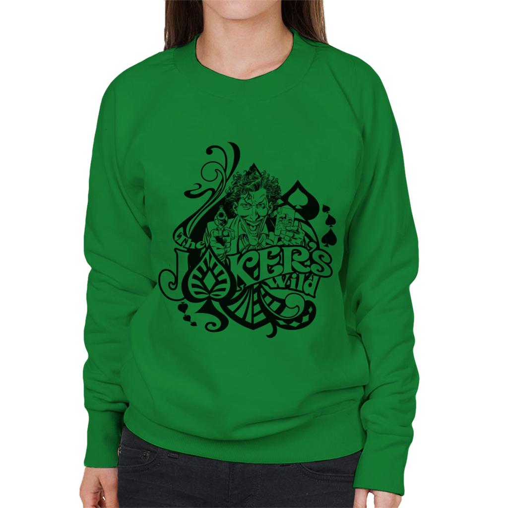 Batman Jokers Wild Women's Sweatshirt-ALL + EVERY