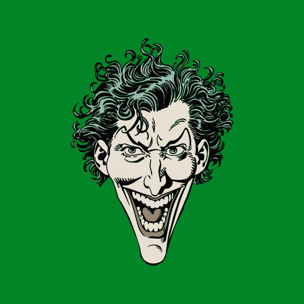 Batman The Joker Character Head Men's T-Shirt-ALL + EVERY