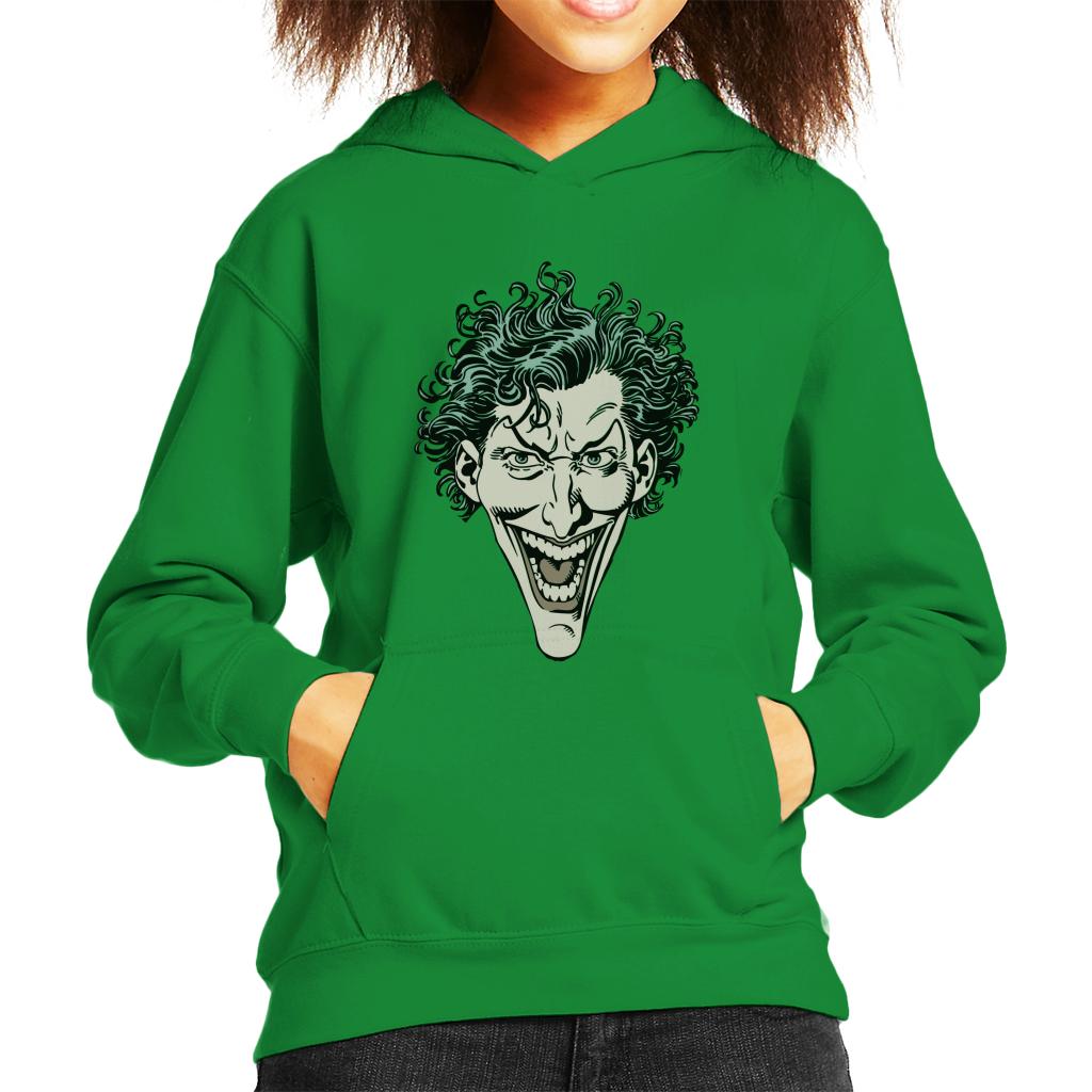 Batman The Joker Character Head Kid's Hooded Sweatshirt-ALL + EVERY