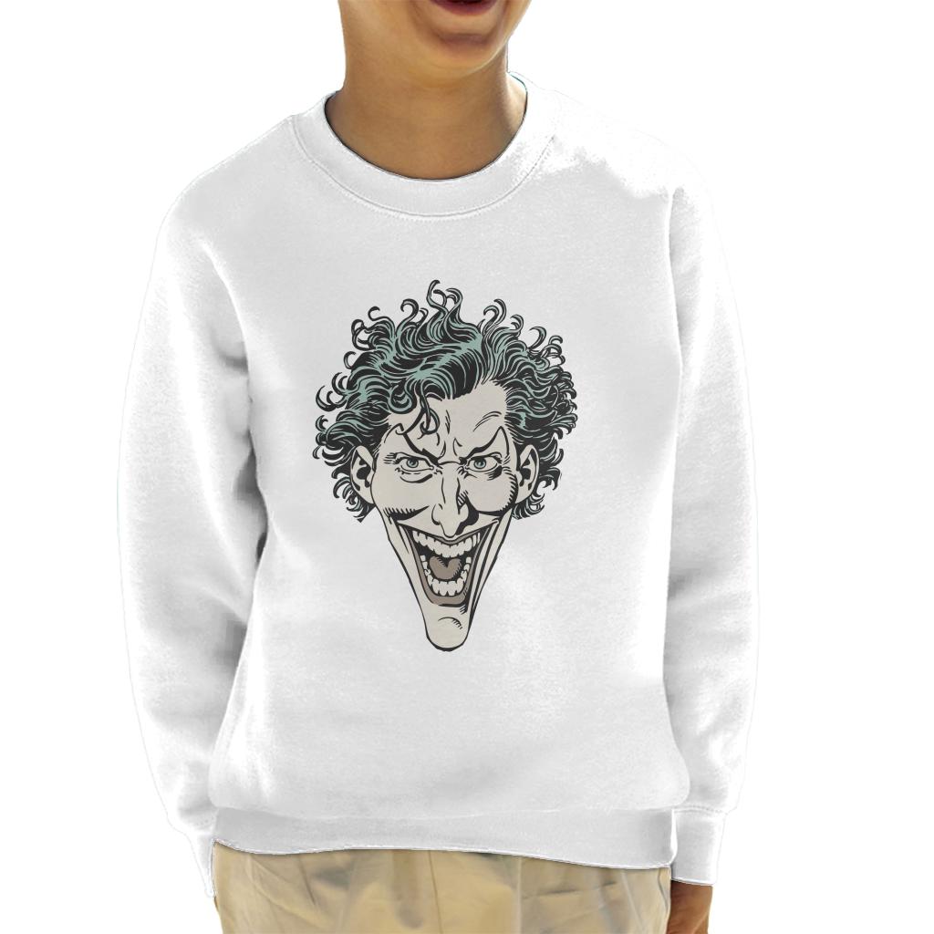 Batman The Joker Character Head Kid's Sweatshirt-ALL + EVERY