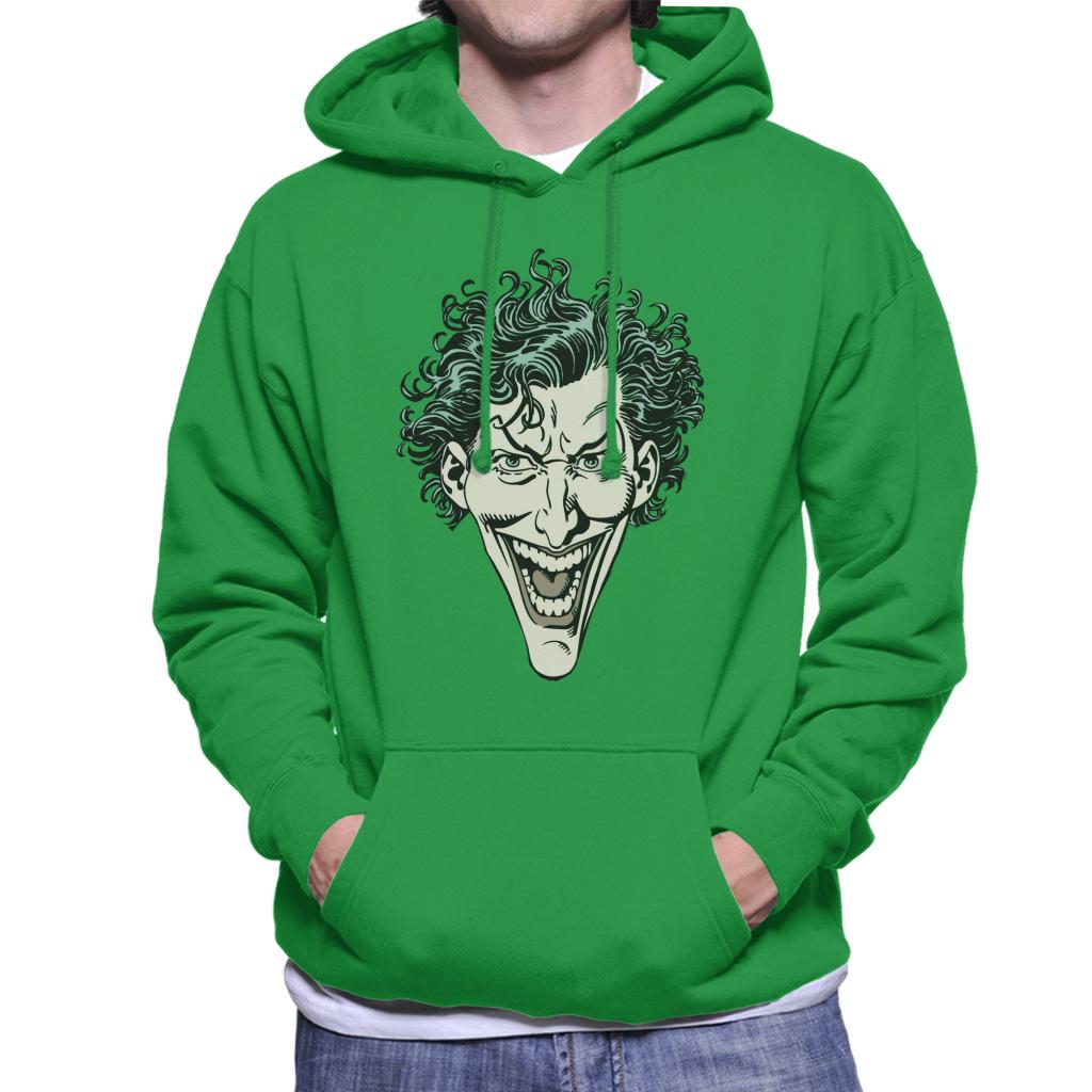 Batman The Joker Character Head Men's Hooded Sweatshirt-ALL + EVERY