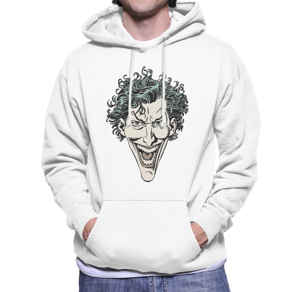 Batman The Joker Character Head Men's Hooded Sweatshirt-ALL + EVERY