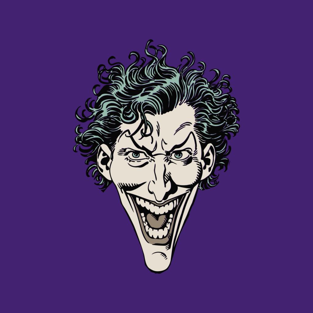 Batman The Joker Character Head Women's T-Shirt-ALL + EVERY