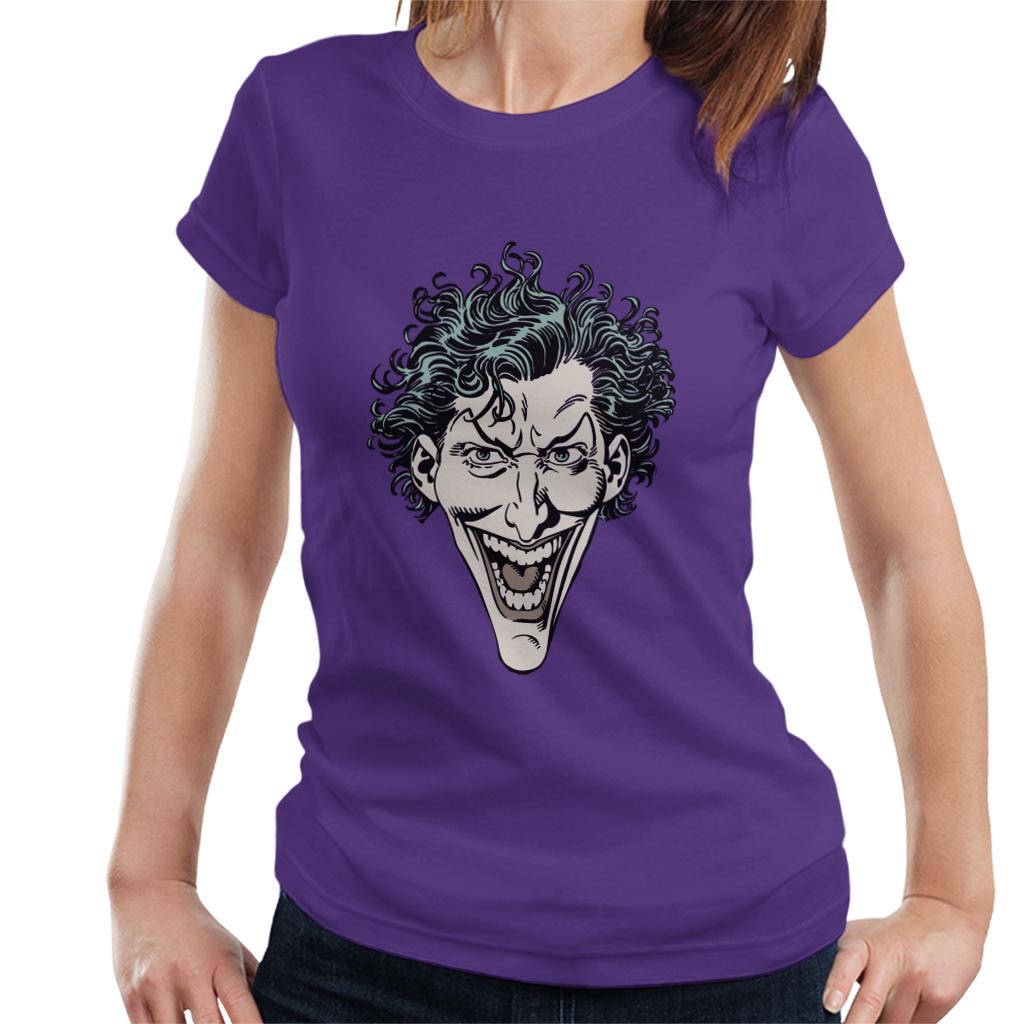 Batman The Joker Character Head Women's T-Shirt-ALL + EVERY