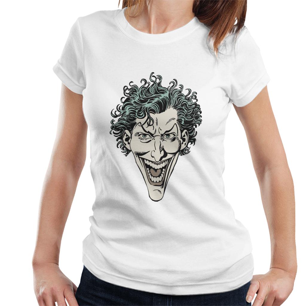 Batman The Joker Character Head Women's T-Shirt-ALL + EVERY