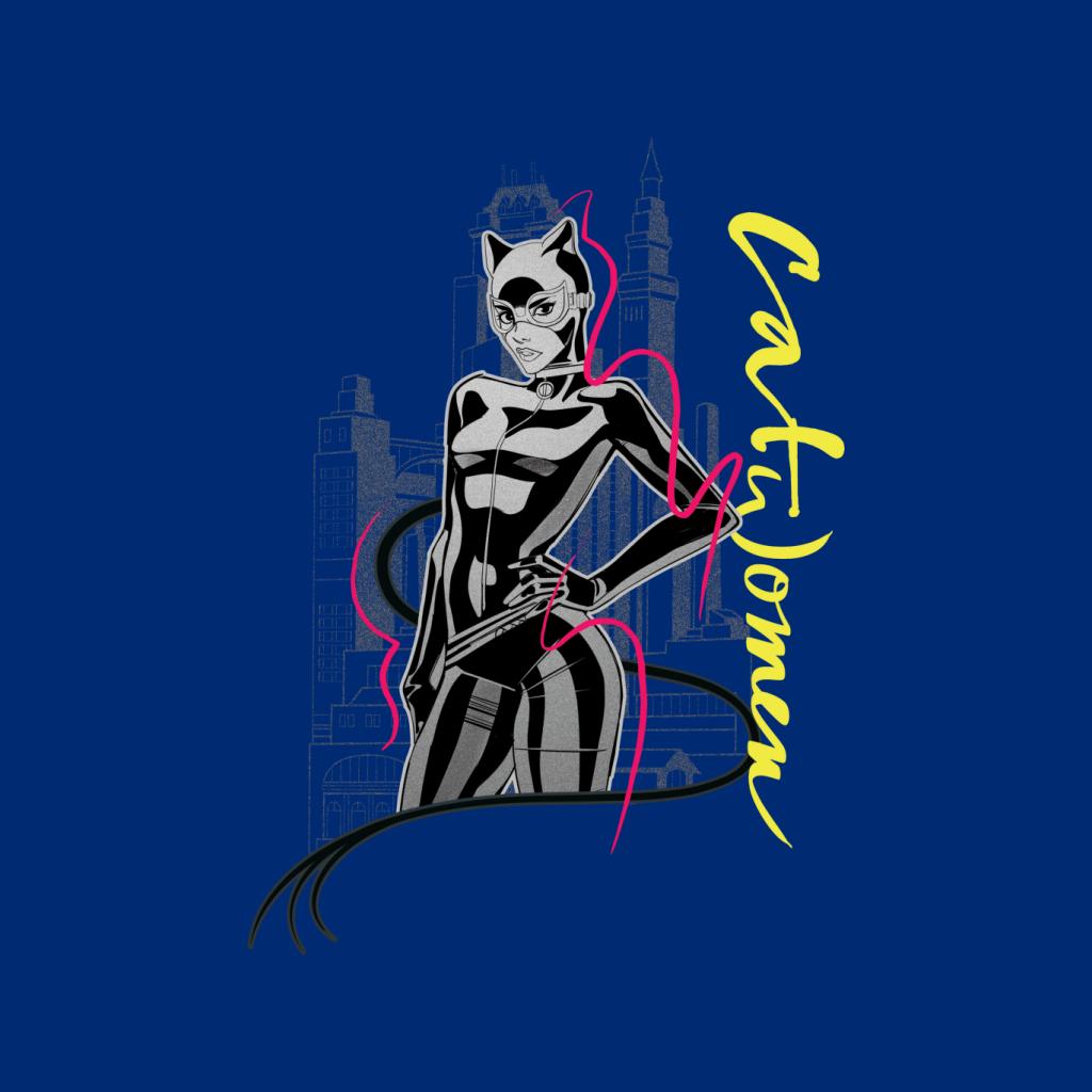 Batman Catwoman In Gotham City Men's Sweatshirt-ALL + EVERY