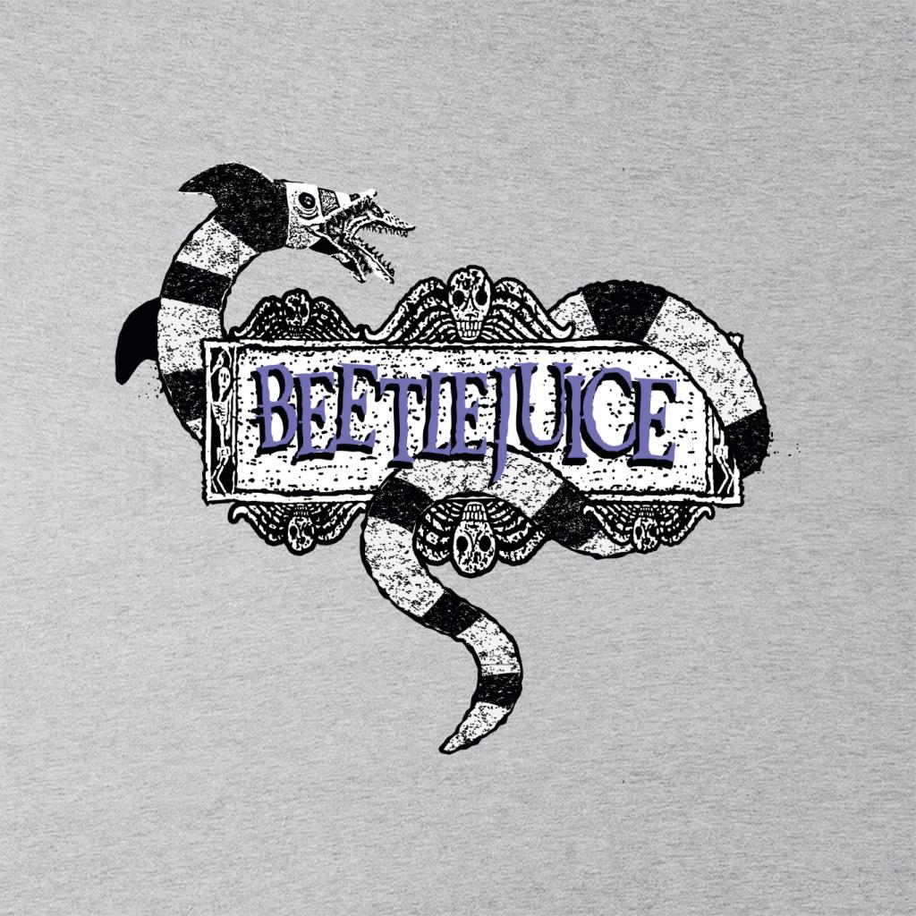 Beetlejuice Sandworm Logo Men's T-Shirt-ALL + EVERY