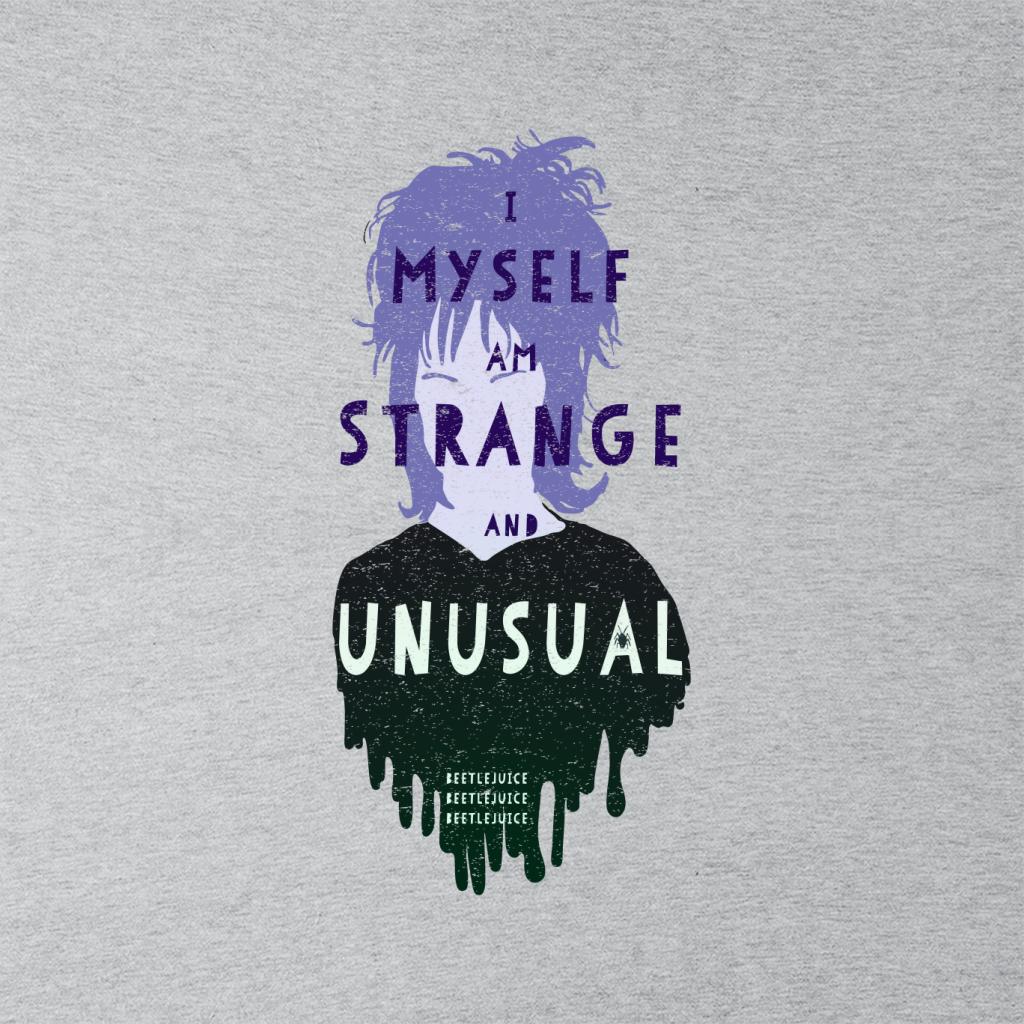 Beetlejuice Lydia Deetz I Myself Am Strange And Unusual Women's T-Shirt-ALL + EVERY