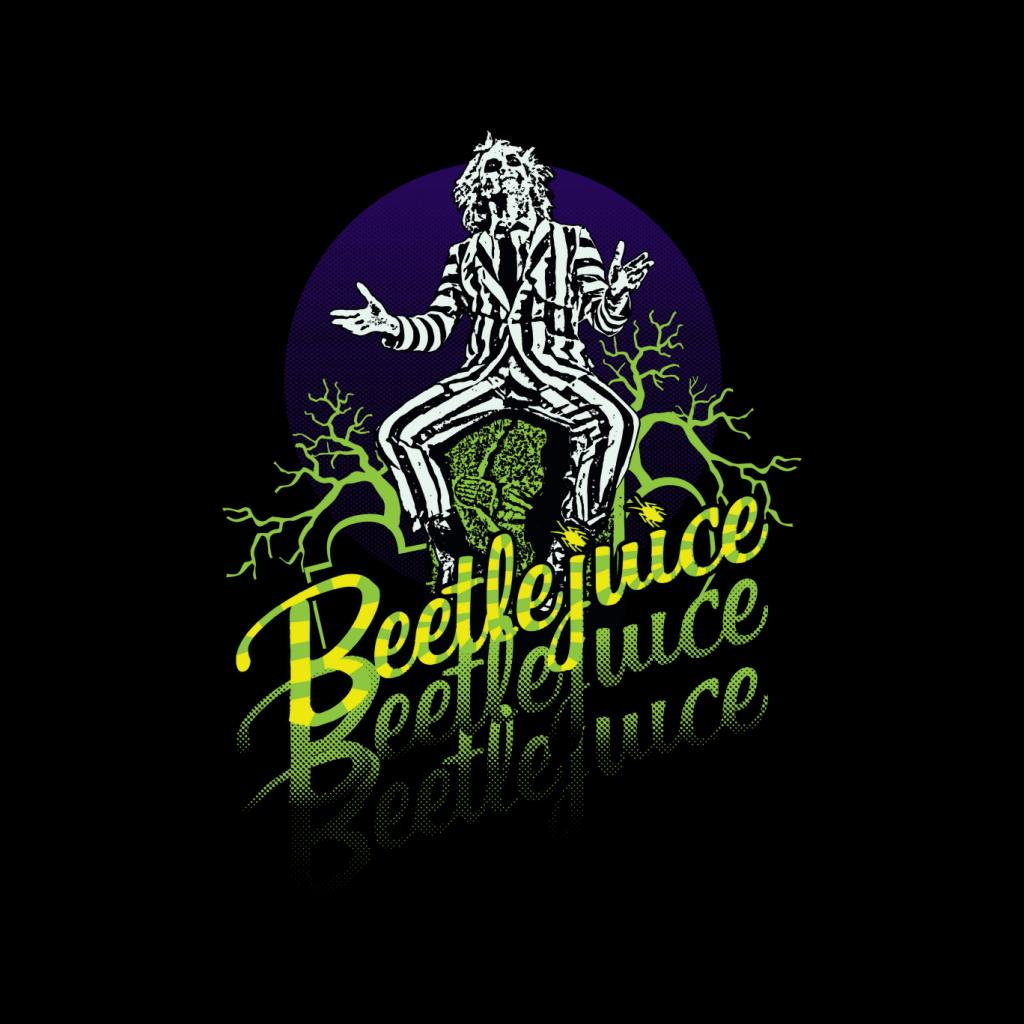 Beetlejuice Halloween Striped Suit Women's Hooded Sweatshirt-ALL + EVERY