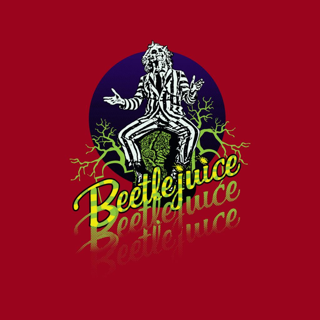 Beetlejuice Halloween Striped Suit Women's Hooded Sweatshirt-ALL + EVERY