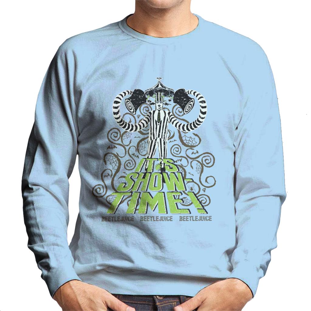 Beetlejuice It's Show Time Men's Sweatshirt-ALL + EVERY