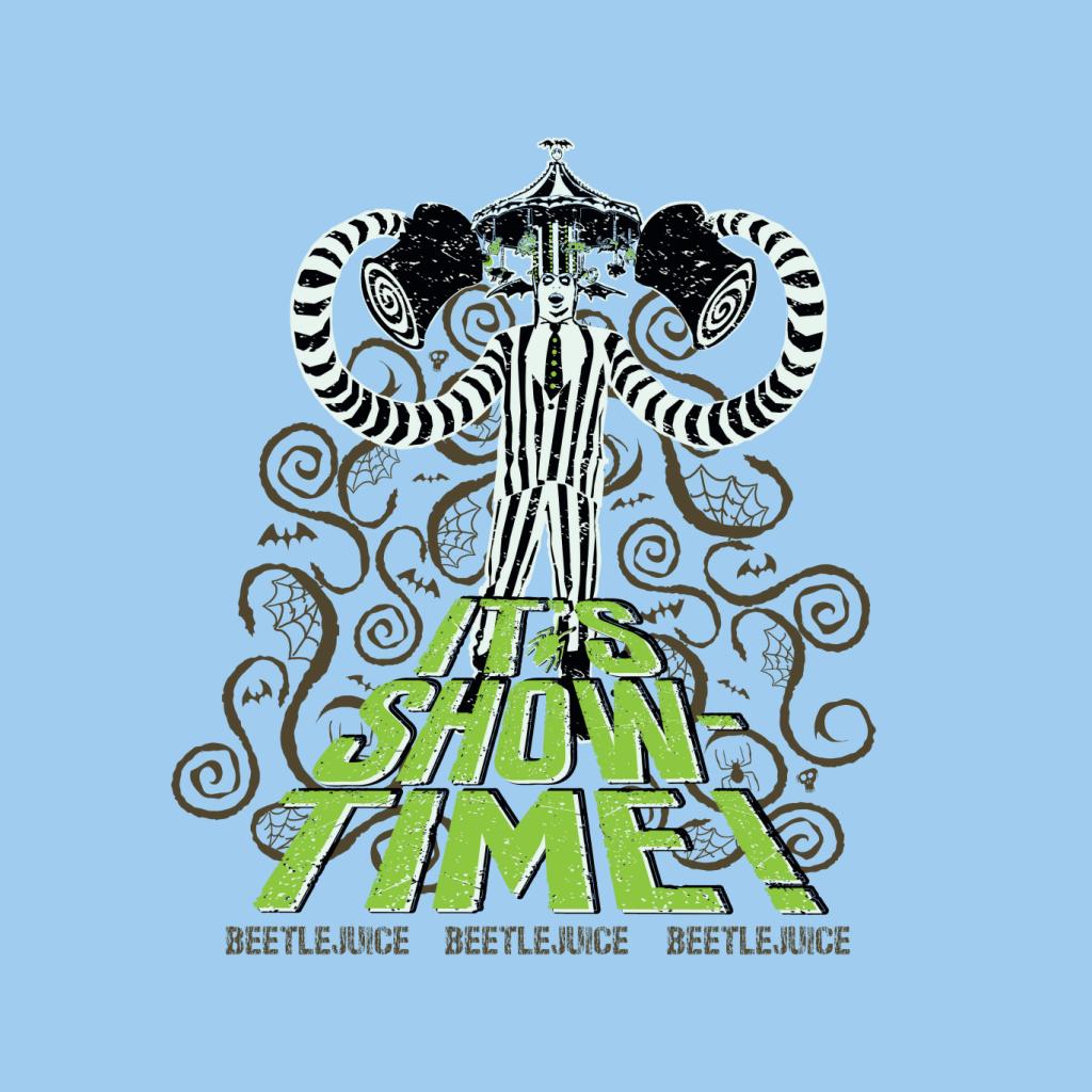 Beetlejuice It's Show Time Men's T-Shirt-ALL + EVERY