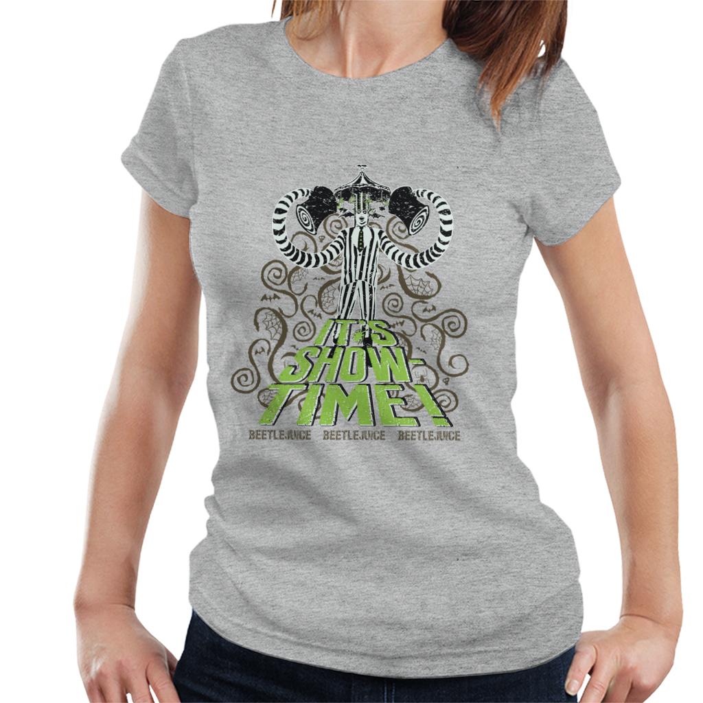 Beetlejuice It's Show Time Women's T-Shirt-ALL + EVERY