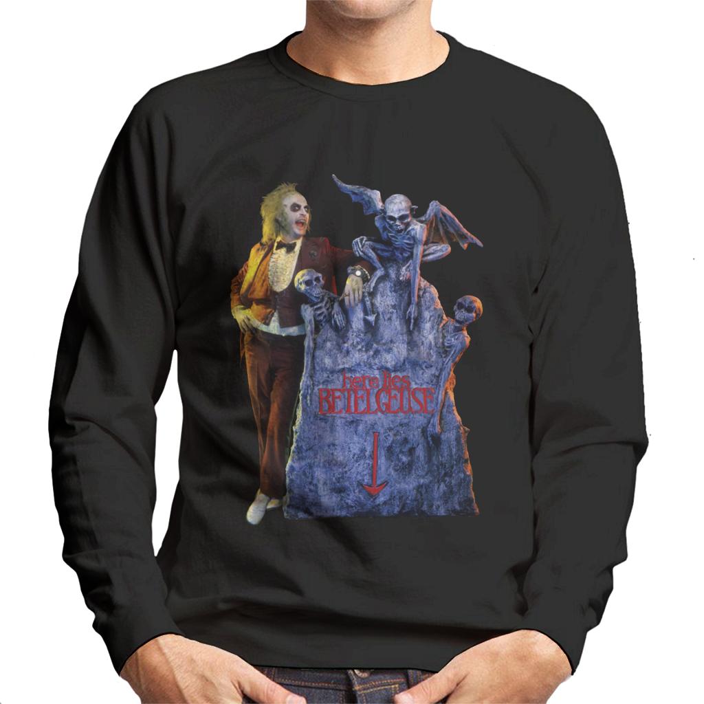 Beetlejuice Here Lies Betelgeuse Men's Sweatshirt-ALL + EVERY