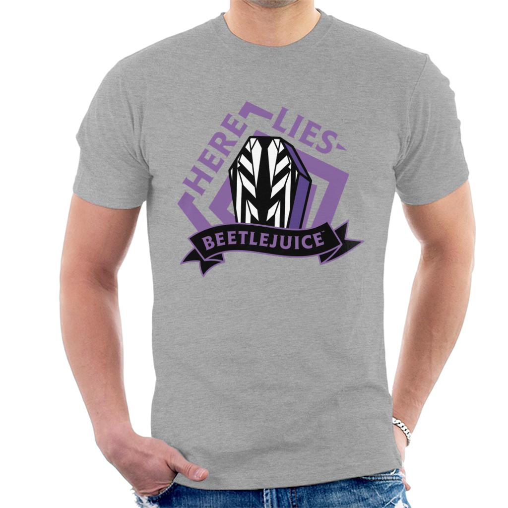 Beetlejuice Here Lies Beetlejuice Men's T-Shirt-ALL + EVERY