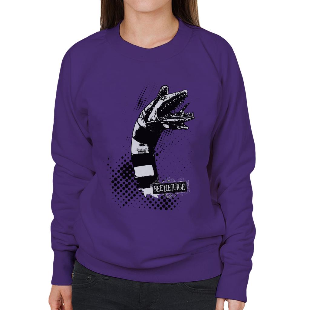 Beetlejuice Sandworm From Saturn Women's Sweatshirt-ALL + EVERY