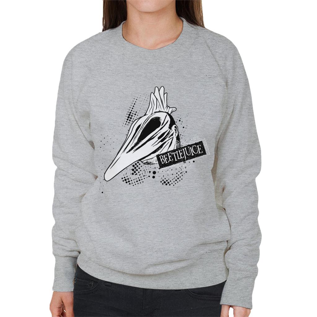 Beetlejuice Adam Transformed Women's Sweatshirt-ALL + EVERY