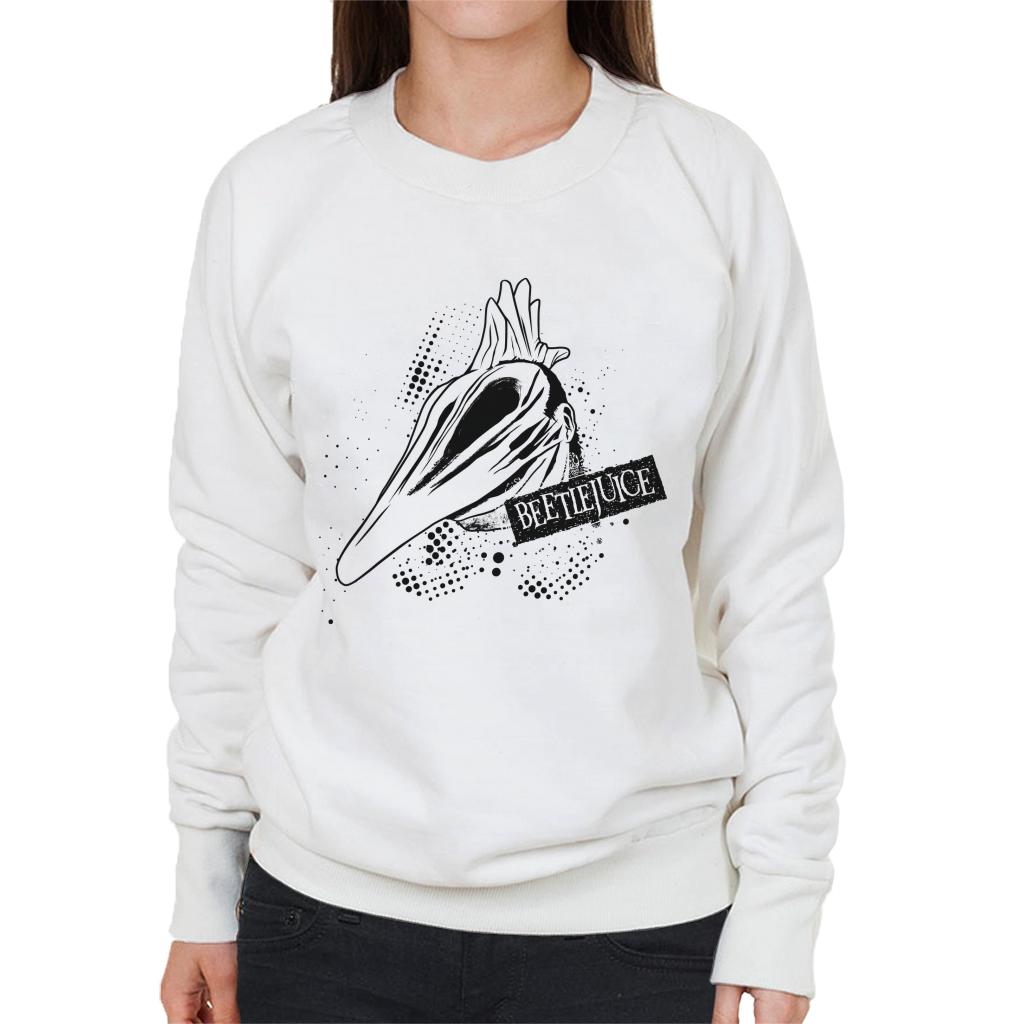 Beetlejuice Adam Transformed Women's Sweatshirt-ALL + EVERY