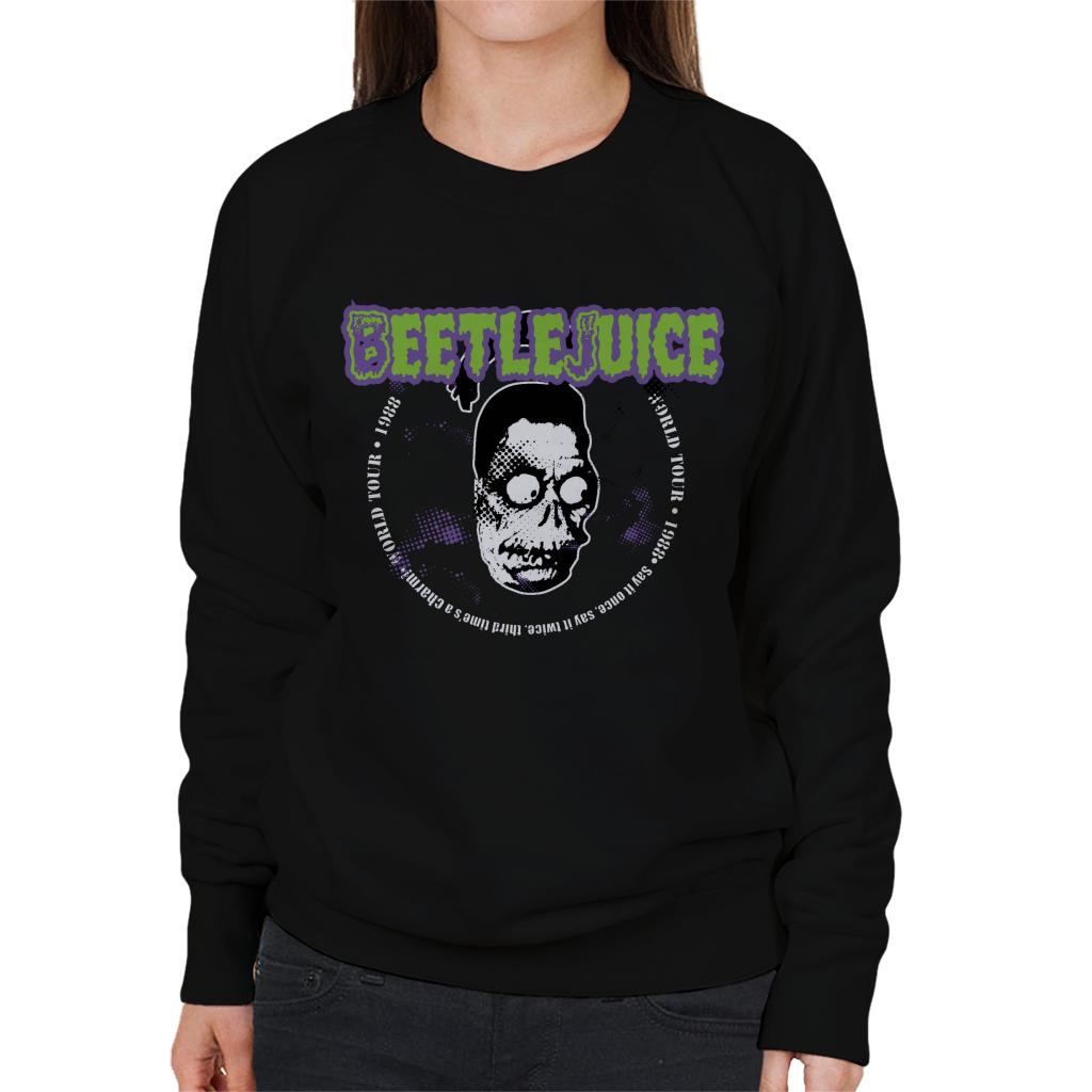 Beetlejuice 1988 World Tour Women's Sweatshirt-ALL + EVERY