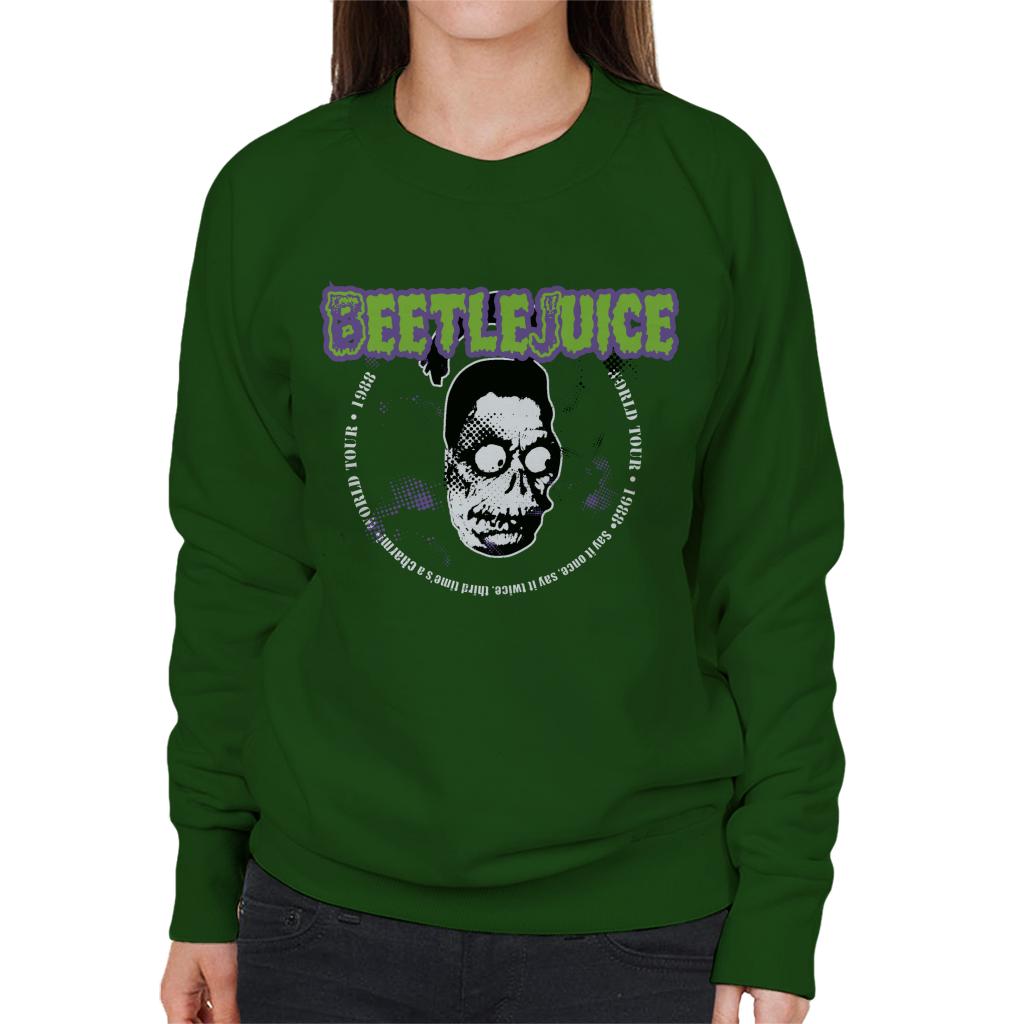 Beetlejuice 1988 World Tour Women's Sweatshirt-ALL + EVERY