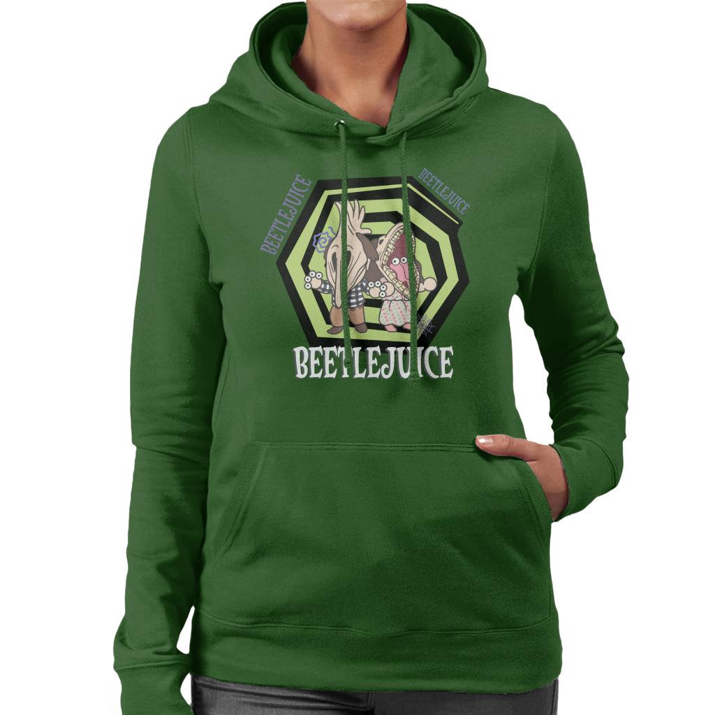 Beetlejuice Adam And Barbara Women's Hooded Sweatshirt-ALL + EVERY