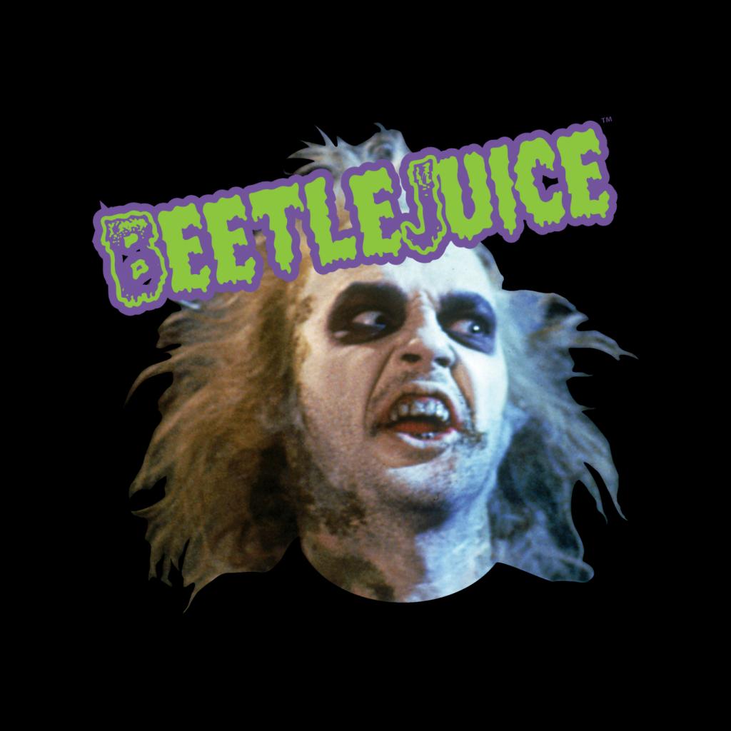 Beetlejuice Halloween Character Head Men's T-Shirt-ALL + EVERY