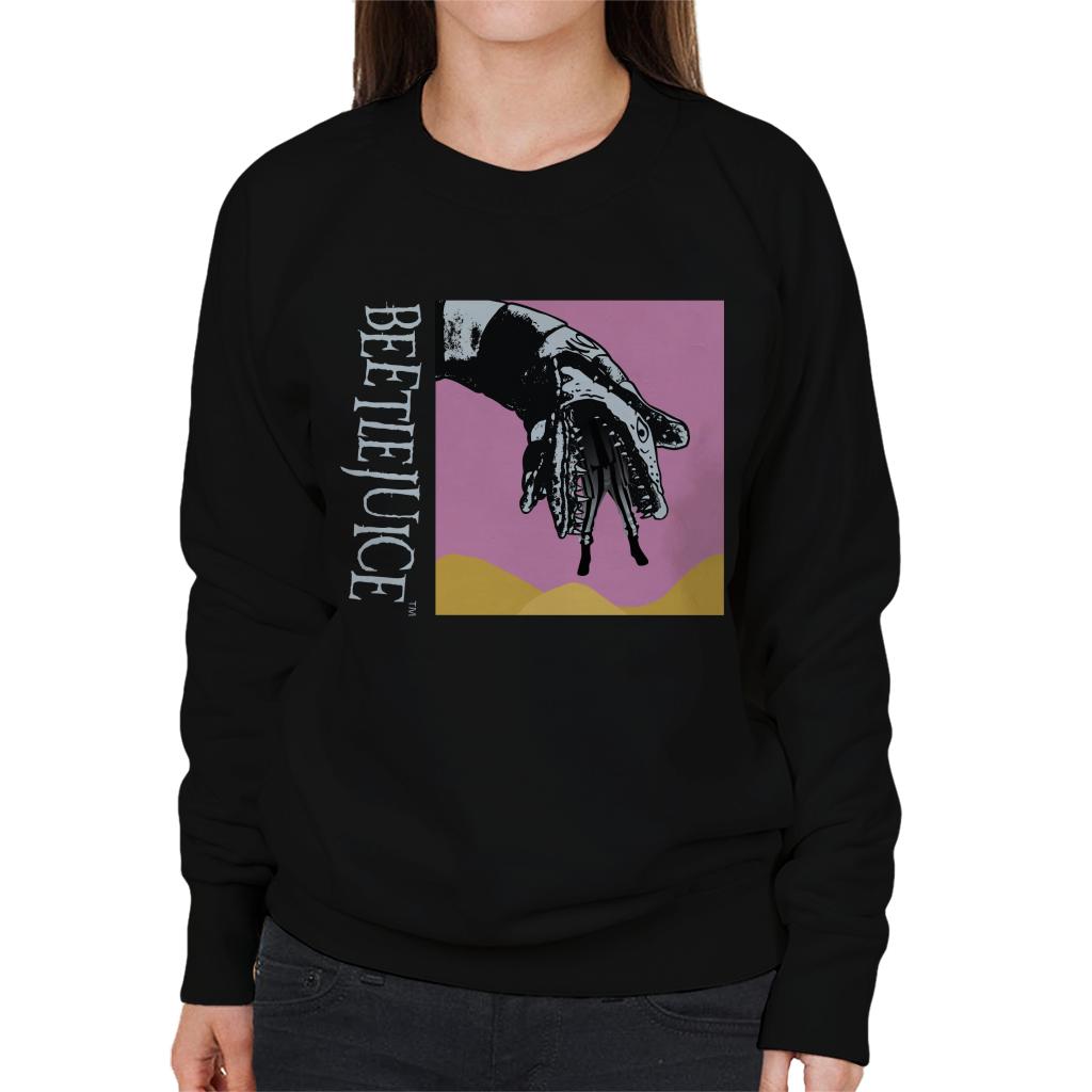 Beetlejuice Sandworm Pink Sky Women's Sweatshirt-ALL + EVERY