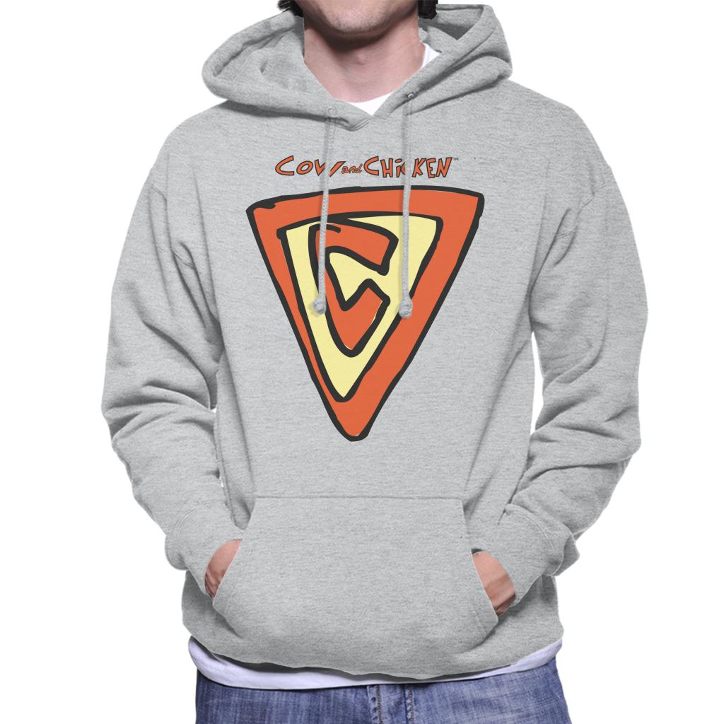 Cow and Chicken Supercow Men's Hooded Sweatshirt-ALL + EVERY