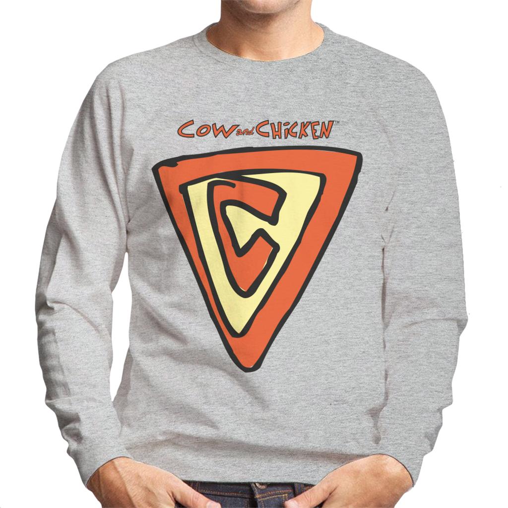 Cow and Chicken Supercow Men's Sweatshirt-ALL + EVERY