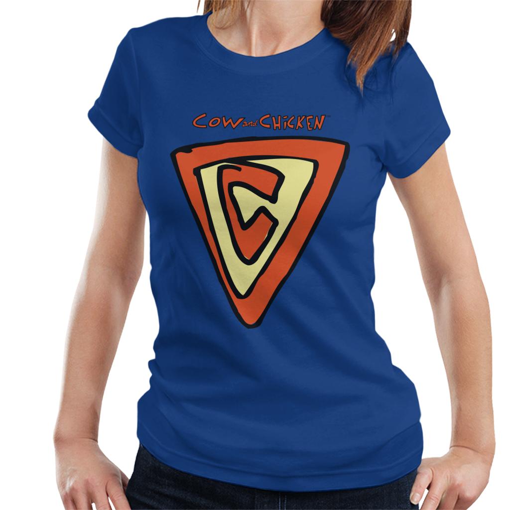 Cow and Chicken Supercow Women's T-Shirt-ALL + EVERY