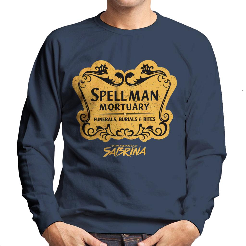 The Chilling Adventures Of Sabrina Spellman Mortuary Men's Sweatshirt-ALL + EVERY