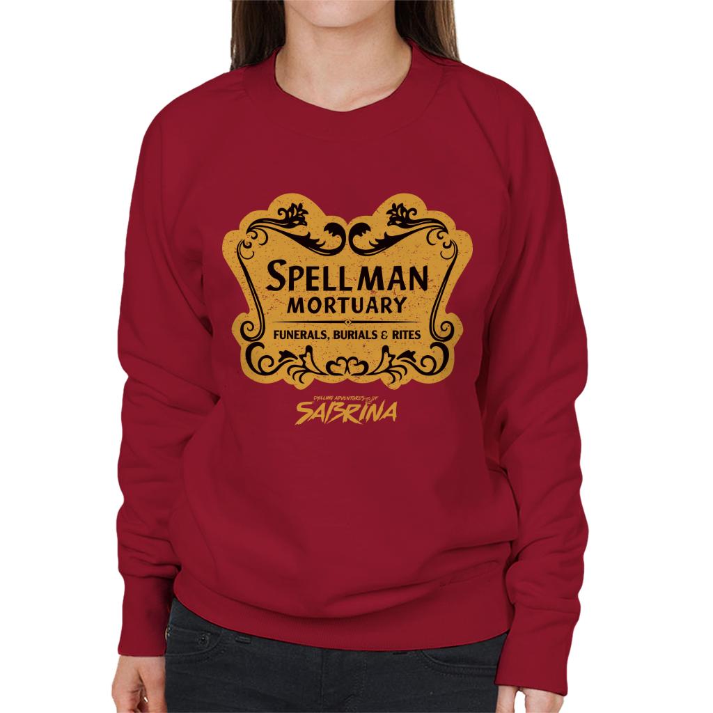 The Chilling Adventures Of Sabrina Spellman Mortuary Women's Sweatshirt-ALL + EVERY