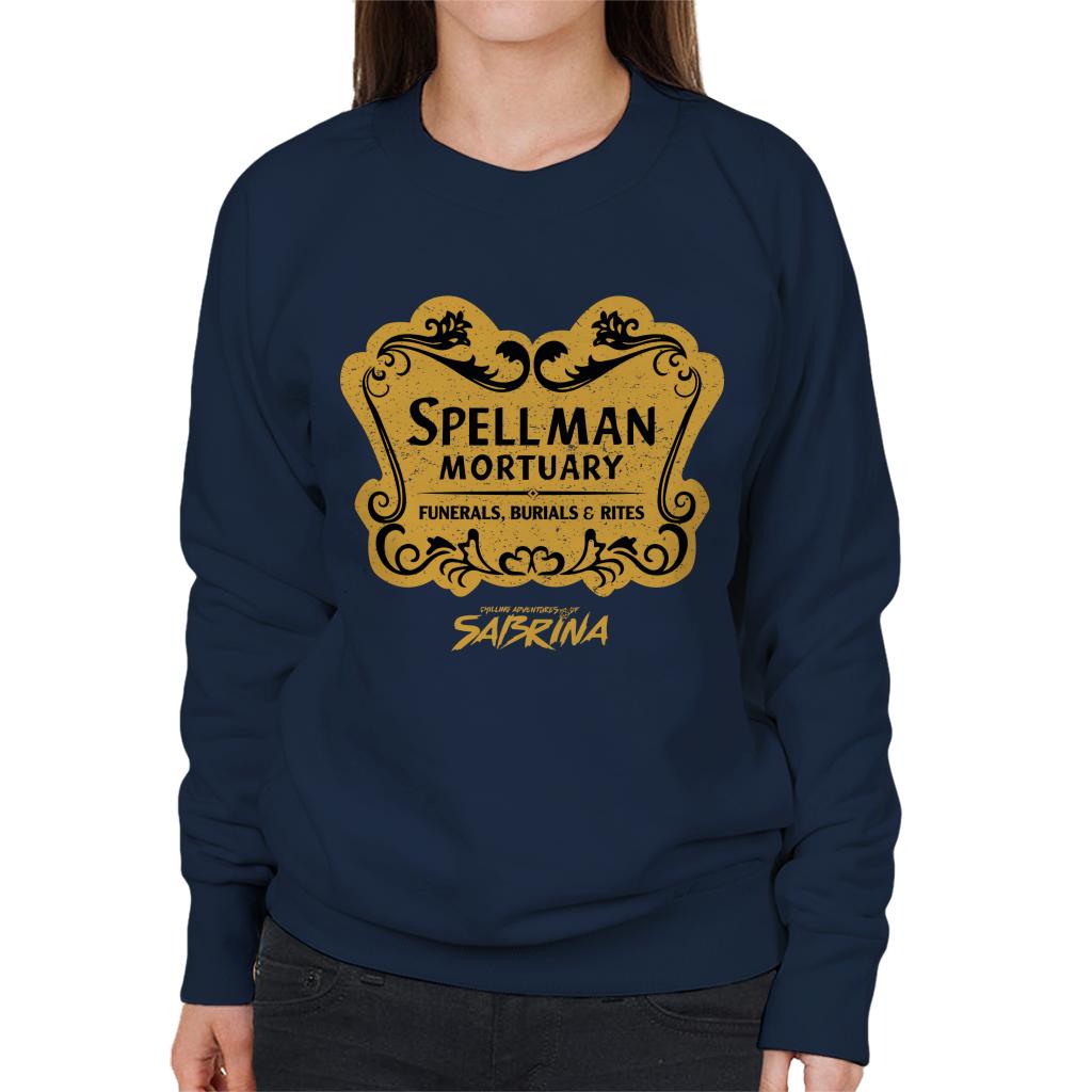 The Chilling Adventures Of Sabrina Spellman Mortuary Women's Sweatshirt-ALL + EVERY