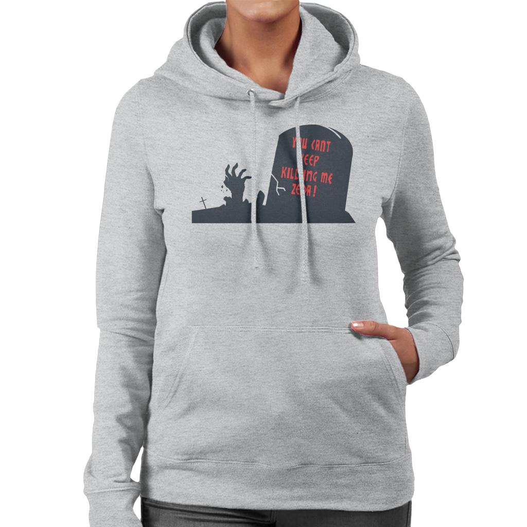 The Chilling Adventures Of Sabrina You Can't Keep Killing Me Zelda Women's Hooded Sweatshirt-ALL + EVERY